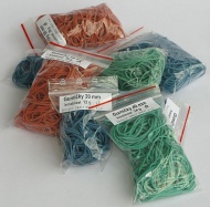 Gumiky 60 mm, bal. 38 g, cca 100 ks