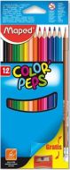 Pastelky Maped ColorPeps - 12 barev + oezvtko a grafitov tuka
