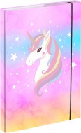 BAAGL Desky na koln seity A4 Rainbow Unicorn