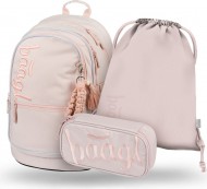 BAAGL 3 SET Core Creamy: batoh, penl, sek