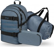 BAAGL SET 3 Skate Dust Blue: batoh, penl, sportovn taka