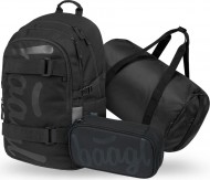 BAAGL SET 3 Skate Uni ern: batoh, penl, sportovn taka - zvtit obrzek