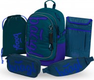 BAAGL SET 5 Core Logo modr�: batoh, pen�l, s��ek, ledvinka, obal na notebook GRS