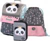 BAAGL SET 3 Zippy Panda: aktovka, penl, sek