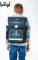 BAAGL 3 SET Ergo Minecraft Blue Axe: aktovka, pen