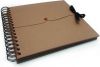 Album/Scrapbook - 210x210 - kraft - Srdce - Album na fotky