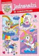 Omalovnka - A4 - se samolepkami - Jednoroci