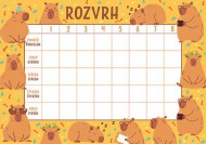 Rozvrh hodin Kapybary - zvtit obrzek