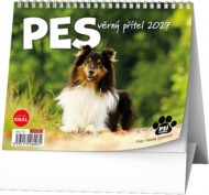 Stoln� kalend�� - IDE�L - Pes - v�rn� p��tel /s ps�mi jm�ny/