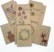 Notes - A6 - kraft - MIX - zvtit obrzek
