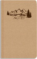 Notes przdn - A5 - kraft - Hory - zvtit obrzek
