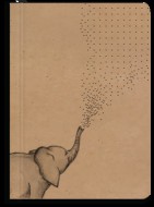 Notes tekovan - A6 - kraft - Slon