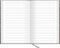 Notes linkovan A6 - denim - erven