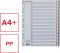 Plast. rejst��ky A4 1-31 maxi