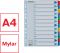 Mylar rejstky A4 1-12