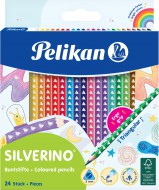 Pelikan - Pastelky Silverino tenk 24 ks