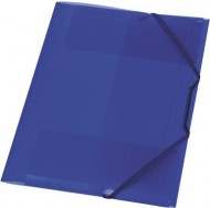 Herlitz - Desky s gumou A4 modr