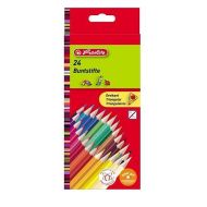 Pastelky 24 barev, trojhrann, Herlitz - zvtit obrzek