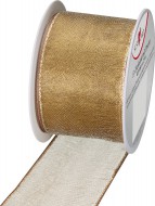 Stuha textiln 2mx40mm, zlat