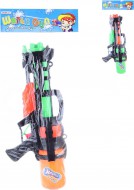 Pistole vodn� st��kac� 40cm se z�sobn�kem na vodu, 2 barvy plast