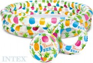 INTEX Nafukovac� set baz�n s m��em a plavac�m kolem, 132x28cm  