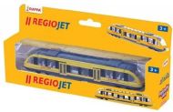 Vlak region�ln� �lut� model Regiojet 17cm kovov� v krabi�ce