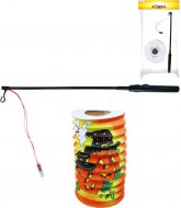 Lampion Halloween ovln 15cm dn set s hlkou na baterie na svku Svtlo