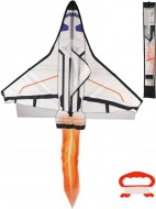 Drak l�taj�c� vesm�rn� raketopl�n nylonov� 104x80cm  - zv�t�it obr�zek