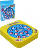 Hra dtsk rybolov na baterie 18cm 15 rybiek, 2 barvy