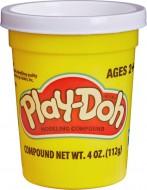 HASBRO PLAY-DOH Model�na b�l� barva v kel�mku, 112g 