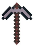 Minecraft krump�� Nethertite 41cm, plastov� replika zbran� - zv�t�it obr�zek