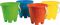 Kybl�k barevn� na p�sek formi�ka 2v1 hrad 17cm 4 b