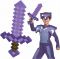 Minecraft me� fialov� kouzeln� 51cm replika zbran�