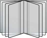 Prhledn obal - vloka do idiku 300/140mic.