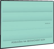 Podloka na sestavovn slov PASTELINI zelen