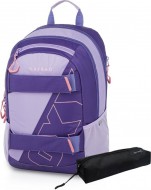 Studentsk� batoh + etue OXY Sport Half violet - zv�t�it obr�zek