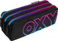 Pouzdro etue 3 zipy Rainbow Pink