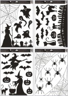 Okenn flie straideln Halloween 35x50cm - zvtit obrzek