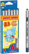 pastelky 6 ks Super Jumbo 3v1 6300336 - zvtit obrzek