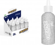 Lepidlo glitrov 20ml stbrn 6330760 - zvtit obrzek