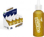 Lepidlo glitrov 20ml zlat 6330761