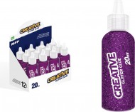 Lepidlo glitrov 20ml fialov 6330764