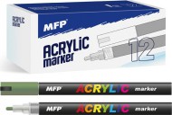 Akrylov popisova 4mm - zelen tmav 6410830