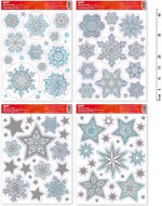 Okenn flie vnoce glitr VA002 30x42cm 8885722