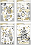 Okenn flie vnoce glitr VA015 20x30cm 8885840