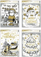 Okenn flie vnoce glitr VA017 30x42cm 8885842