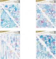 Okenn flie vnoce glitr VA020 30x42cm 8886000
