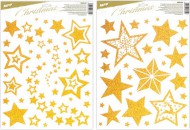 Okenn flie vnoce glitr VA028 zlat 30x42cm 3091 8886452