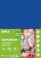 Barevn papr A4,50l.,170g,tm. modr barevn papr