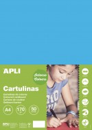 Barevn papr 170G A4 50 list, stedn modr barevn papr